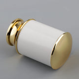 Max Metal Iron Curtain Pole Finials End Heads Fit 28mm Dia. Drapery Rods A_White