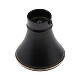 Max Metal Iron Curtain Pole Finials End Heads Fit 28mm Dia. Drapery Rods C_Black