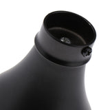 Max Metal Iron Curtain Pole Finials End Heads Fit 28mm Dia. Drapery Rods C_Black