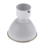 Max Metal Iron Curtain Pole Finials End Heads Fit 28mm Dia. Drapery Rods E_White