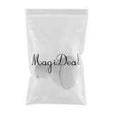 Max Metal Iron Curtain Pole Finials End Heads Fit 28mm Dia. Drapery Rods E_White