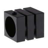 Max Metal Iron Curtain Pole Finials End Heads Fit 28mm Dia. Drapery Rods G_Black