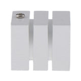 Max Metal Iron Curtain Pole Finials End Heads Fit 28mm Dia. Drapery Rods G_White