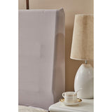 Max Dustproof Stretchy Bedroom Bed Headboard Cover Protector 150cm Light Grey