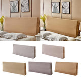 Max Dustproof Stretchy Bedroom Bed Headboard Cover Protector 150cm Light Grey