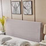 Max Dustproof Stretchy Bedroom Bed Headboard Cover Protector 150cm Light Grey