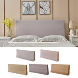 Max Dustproof Stretchy Bedroom Bed Headboard Cover Protector 200cm Light Grey