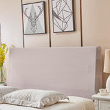 Max Dustproof Stretchy Bedroom Bed Headboard Cover Protector 200cm Light Grey