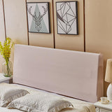 Max Dustproof Stretchy Bedroom Bed Headboard Cover Protector 120cm Light Pink