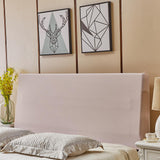 Max Dustproof Stretchy Bedroom Bed Headboard Cover Protector 120cm Light Pink