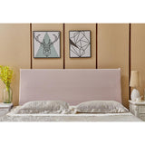 Max Dustproof Stretchy Bedroom Bed Headboard Cover Protector 150cm Light Pink