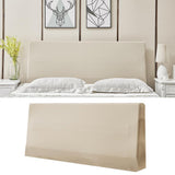 Max Dustproof Stretchy Bedroom Bed Headboard Cover Protector 120cm Camel
