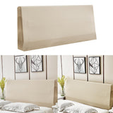 Max Dustproof Stretchy Bedroom Bed Headboard Cover Protector 120cm Camel