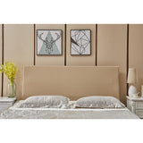 Max Dustproof Stretchy Bedroom Bed Headboard Cover Protector 200cm Camel