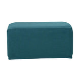 Max Ottoman Pouf Cover Footstool Slipcover Footrest Stool Protector Blue_2