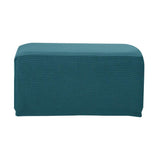 Max Ottoman Pouf Cover Footstool Slipcover Footrest Stool Protector Blue_2