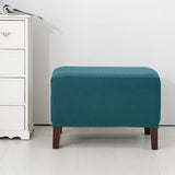 Max Ottoman Pouf Cover Footstool Slipcover Footrest Stool Protector Blue_2