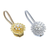 Max 1 Piece Magnetic Bead Curtain Tiebacks Buckle Clip Holdback Silver