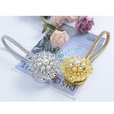 Max 1 Piece Magnetic Bead Curtain Tiebacks Buckle Clip Holdback Silver