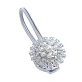 Max 1 Piece Magnetic Bead Curtain Tiebacks Buckle Clip Holdback Silver