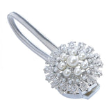 Max 1 Piece Magnetic Bead Curtain Tiebacks Buckle Clip Holdback Silver