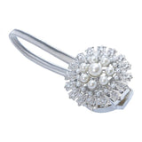 Max 1 Piece Magnetic Bead Curtain Tiebacks Buckle Clip Holdback Silver