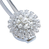 Max 1 Piece Magnetic Bead Curtain Tiebacks Buckle Clip Holdback Silver