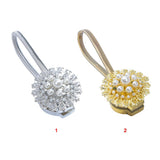 Max 1 Piece Magnetic Bead Curtain Tiebacks Buckle Clip Holdback Silver