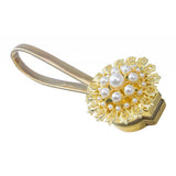 Max 1 Piece Magnetic Bead Curtain Tiebacks Buckle Clip Holdback Golden