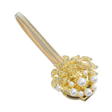 Max Magnetic Crystal Curtain Tiebacks Drapery Holder Buckle Clip Holdback Golden