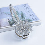 Max Magnetic Crystal Curtain Tiebacks Drapery Buckle Clip Holdback Silver