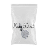 Max Magnetic Crystal Curtain Tiebacks Drapery Buckle Clip Holdback Silver