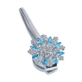 Max Magnetic Crystal Curtain Tiebacks Drapery Buckle Clip Holdback Water Blue