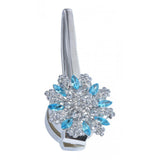 Max Magnetic Crystal Curtain Tiebacks Drapery Buckle Clip Holdback Water Blue