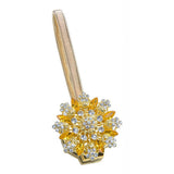 Max Magnetic Crystal Curtain Tiebacks Drapery Buckle Clip Holdback Golden