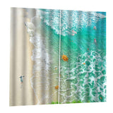 Max 2 Panel/Set 3D Print Curtain Drapes for Living Room Bedroom Beach