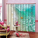 Max 2 Panel/Set 3D Print Curtain Drapes for Living Room Bedroom Beach