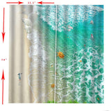 Max 2 Panel/Set 3D Print Curtain Drapes for Living Room Bedroom Beach
