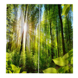 Max 2 Panel/Set 3D Print Curtain Drapes for Living Room Bedroom Sunshine Forest