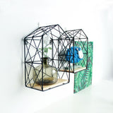 Max Kitchen Coutertop Shelf Wall Mounted Metal Basket Flower Pot L