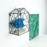 Max Kitchen Coutertop Shelf Wall Mounted Metal Basket Flower Pot L