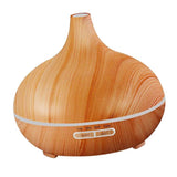 Max 300ml Air Humidifier Essential Oil Aromatherapy Diffuser UK Plug Brown