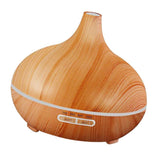 Max 300ml Air Humidifier Essential Oil Aromatherapy Diffuser UK Plug Brown