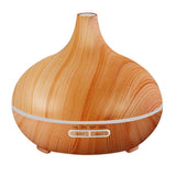 Max 300ml Air Humidifier Essential Oil Aromatherapy Diffuser UK Plug Brown