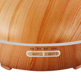 Max 300ml Air Humidifier Essential Oil Aromatherapy Diffuser UK Plug Brown