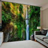 Max Digital Printing 3D Curtain Drapes for Bedroom Living Room Fall
