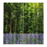 Max Waterproof 3D Curtain Digital Printing Light Reducing Drapes for Bedroom A