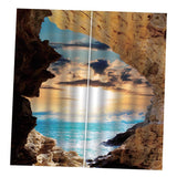 Max 2 Panels Polyester Waterproof 3D Curtain Drapes for Bedroom Decor Style C