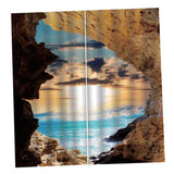 Max 2 Panels Polyester Waterproof 3D Curtain Drapes for Bedroom Decor Style C