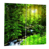 Max Waterproof 3D Curtain Digital Printing Light Reducing Drapes for Bedroom J